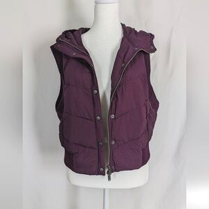 Free People Movement hooded puffer vest w/ pockets